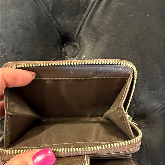 Coach Brown and Tan Wallet - Picture 3 of 5